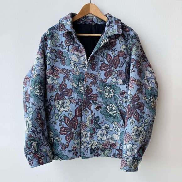 Zara : Floral Jacquard Men’s Jacket : Sz L - Picture 1 of 16